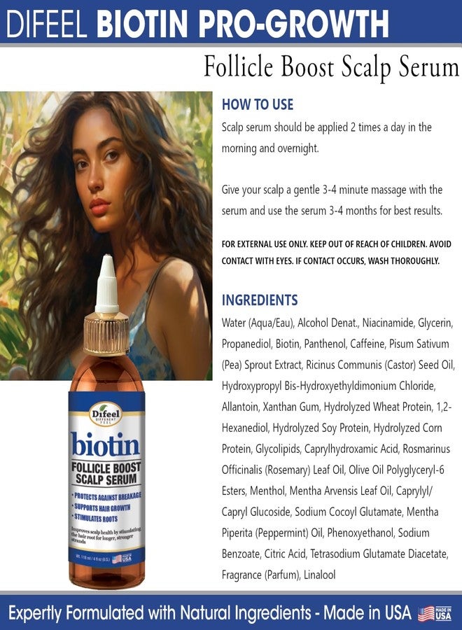 Difeel Biotin Follicle Boost Scalp Serum 4 oz. - Image 5